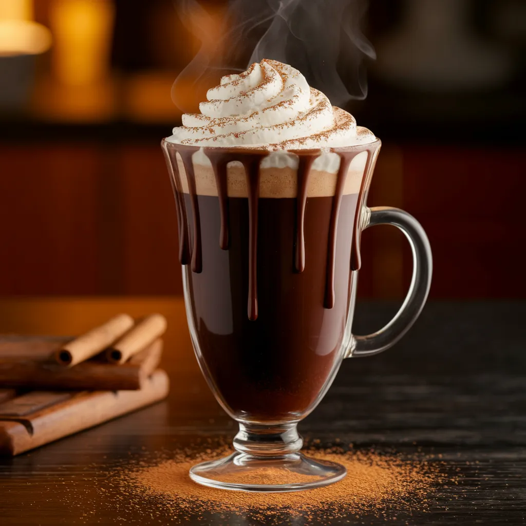 sprinkle cinnamon or cocoa powder for extra flair