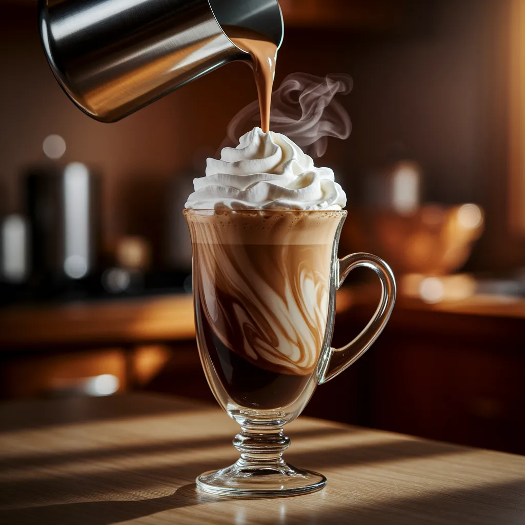 Top with whipped cream (dairy or dairy-free)