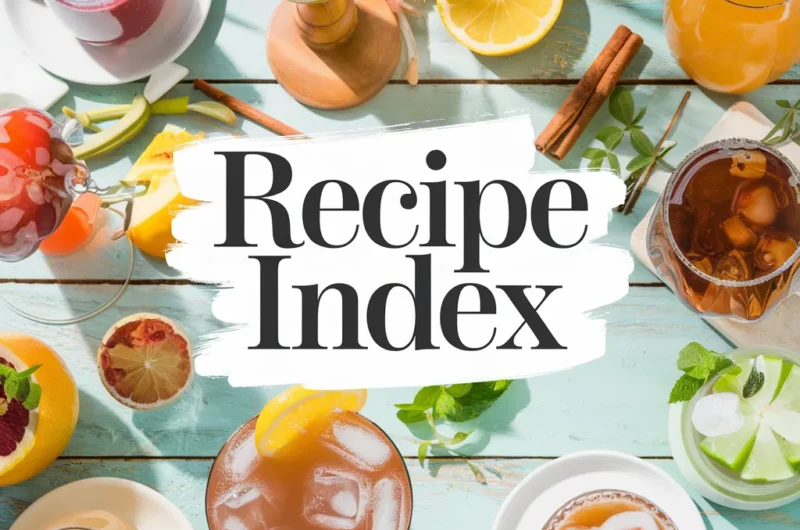 beautifully arranged flat lay of beverages