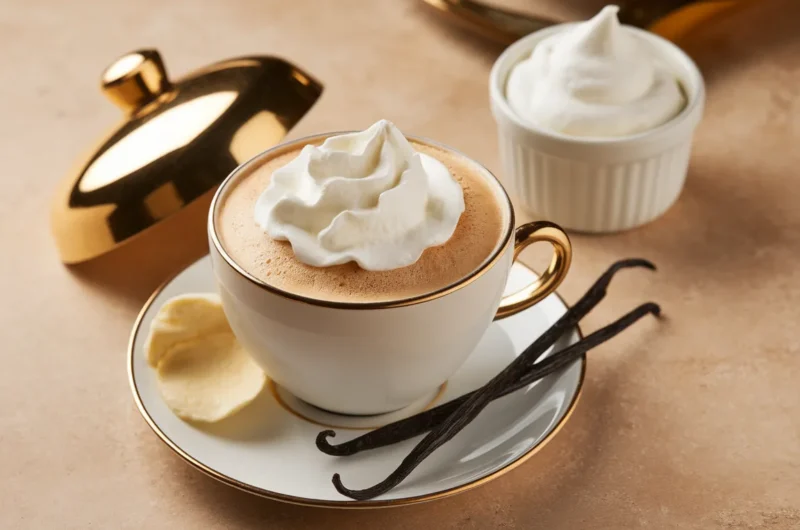 Vanilla Coffee with Whipped Cream