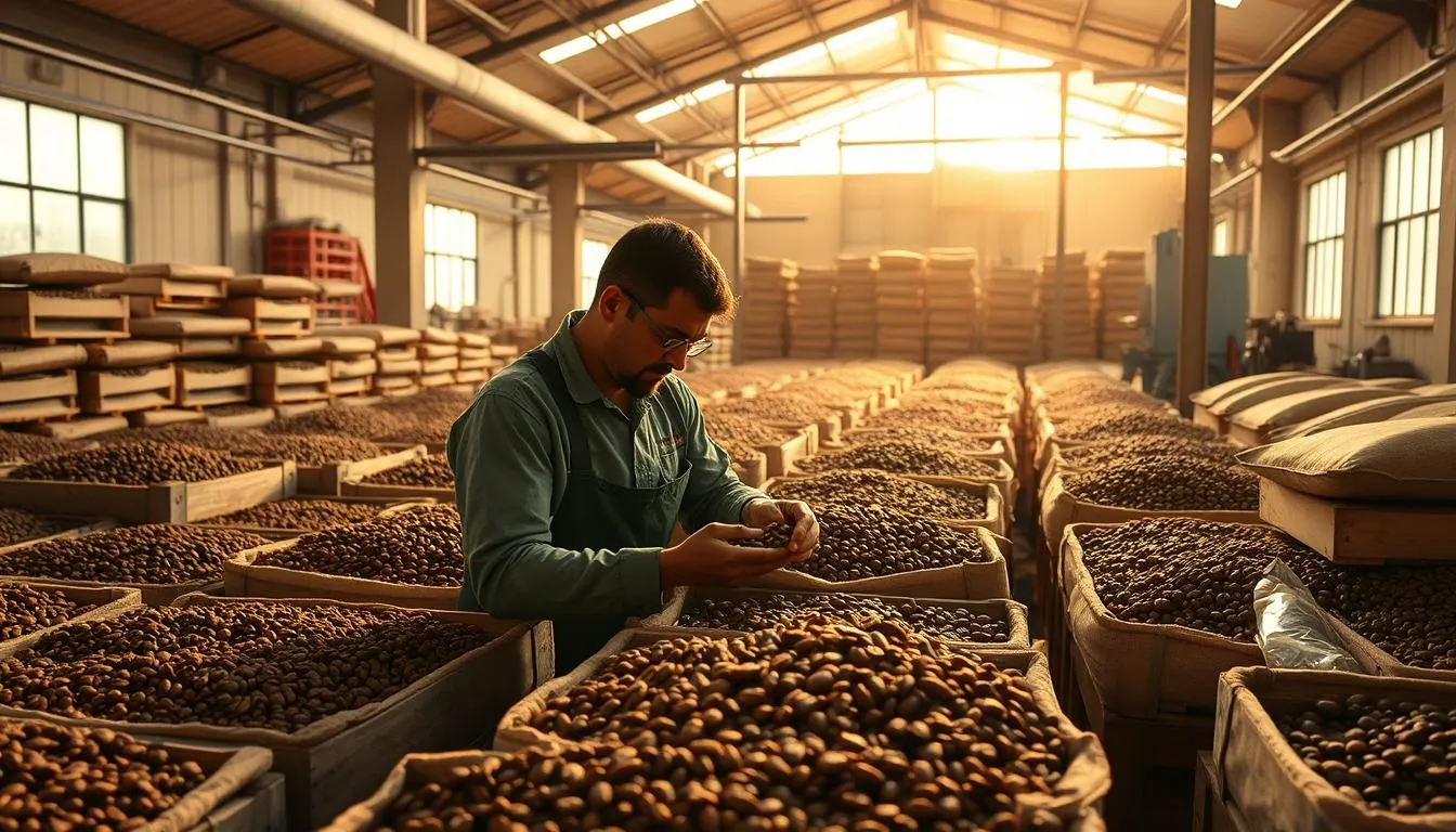 coffee production storage