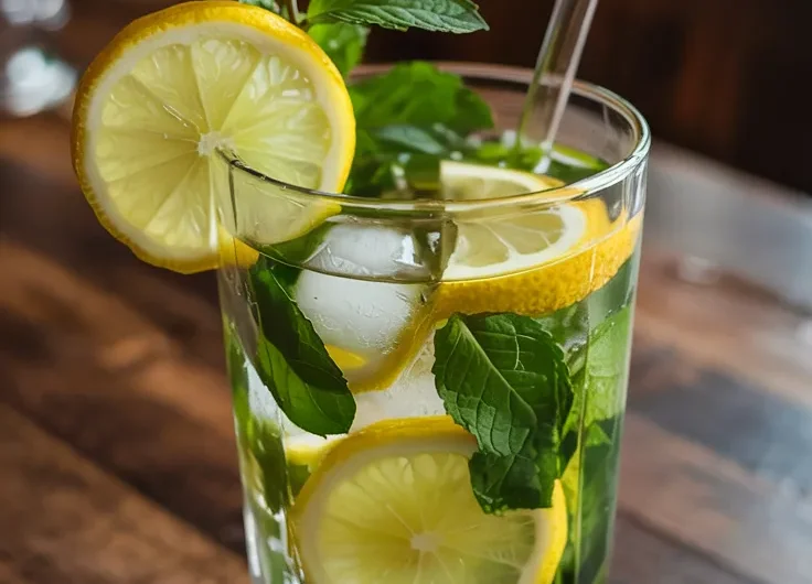 Alkaline Citrus Mint Cooler