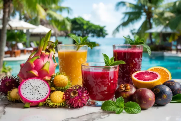 some exotic superfruits and their respective juices