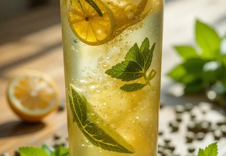 Iced Green Coffee Citrus Tonic