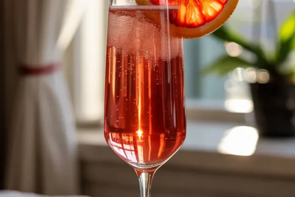 blood orange mimosa
