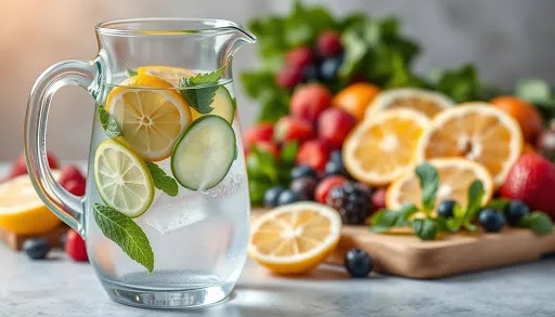 the health benefits of flavored water