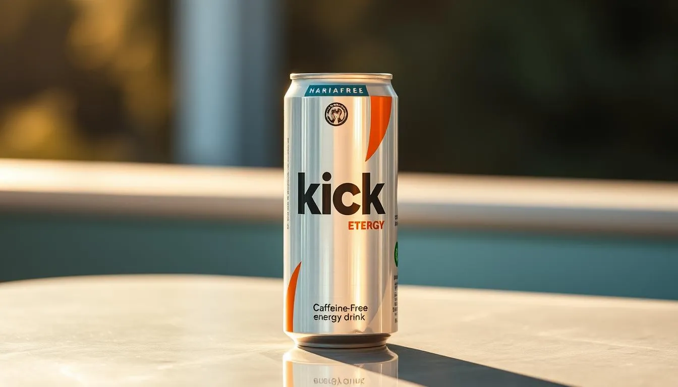 Hint Kick Caffeine-Free energy drink