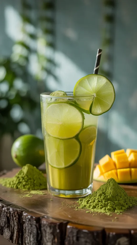 mango matcha cooler